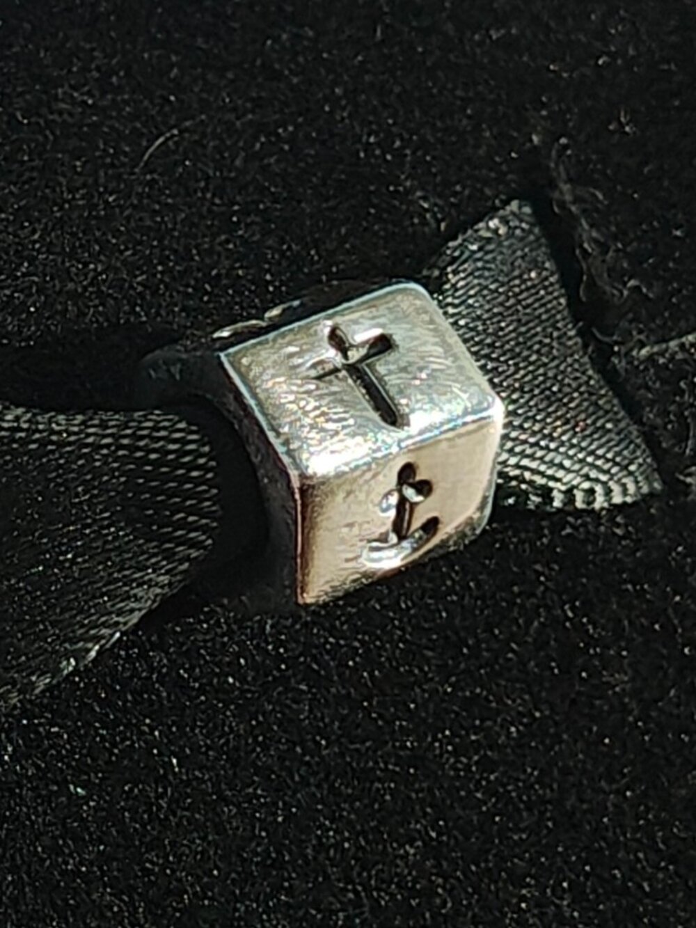 Authentic Pandora Faith Hope Love Charm 790119 Cross Anchor Heart